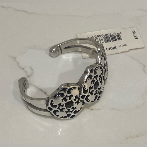 Brighton Cuff Bracelet Silver Plated New With Tags - Picture 4 of 6